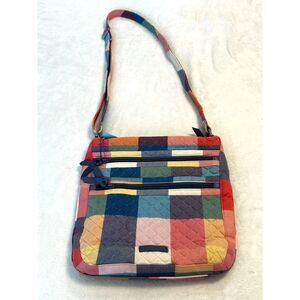 Vera Bradley Tropical Patchwork Crossbody + Matching Wallet Set